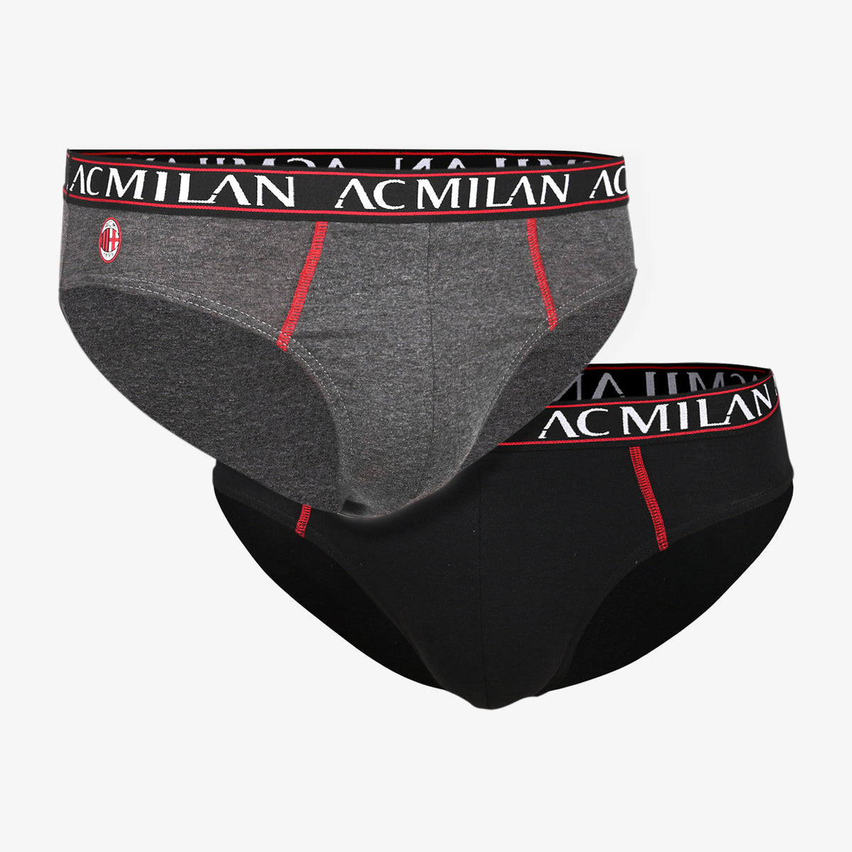 Slip uomo assortite in cotone AC Milan Hermet 2 pz