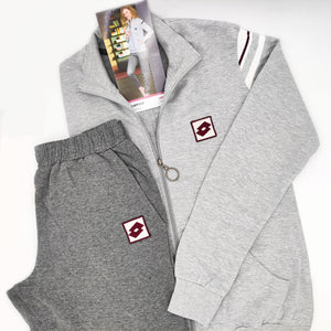 Pigiama donna Lotto LA3024 felpato grigio