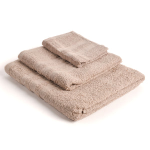 set 3 pezzi hotellerie Sommaruga BA10023 cotone tortora