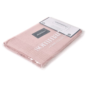 Set asciugamani viso + ospite Sommaruga BA9005 rosa antico