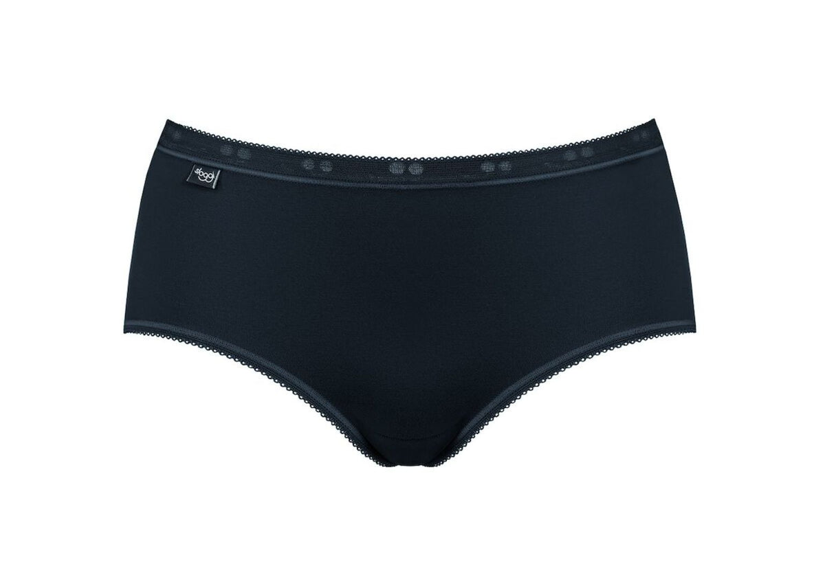 Slip donna Sloggi midi cotone elasticizzato 4 pezzi