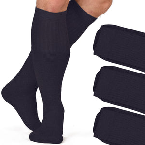 Calze Basket lungo tinta unita Made in Italy Cotone Prisco 3 paia
