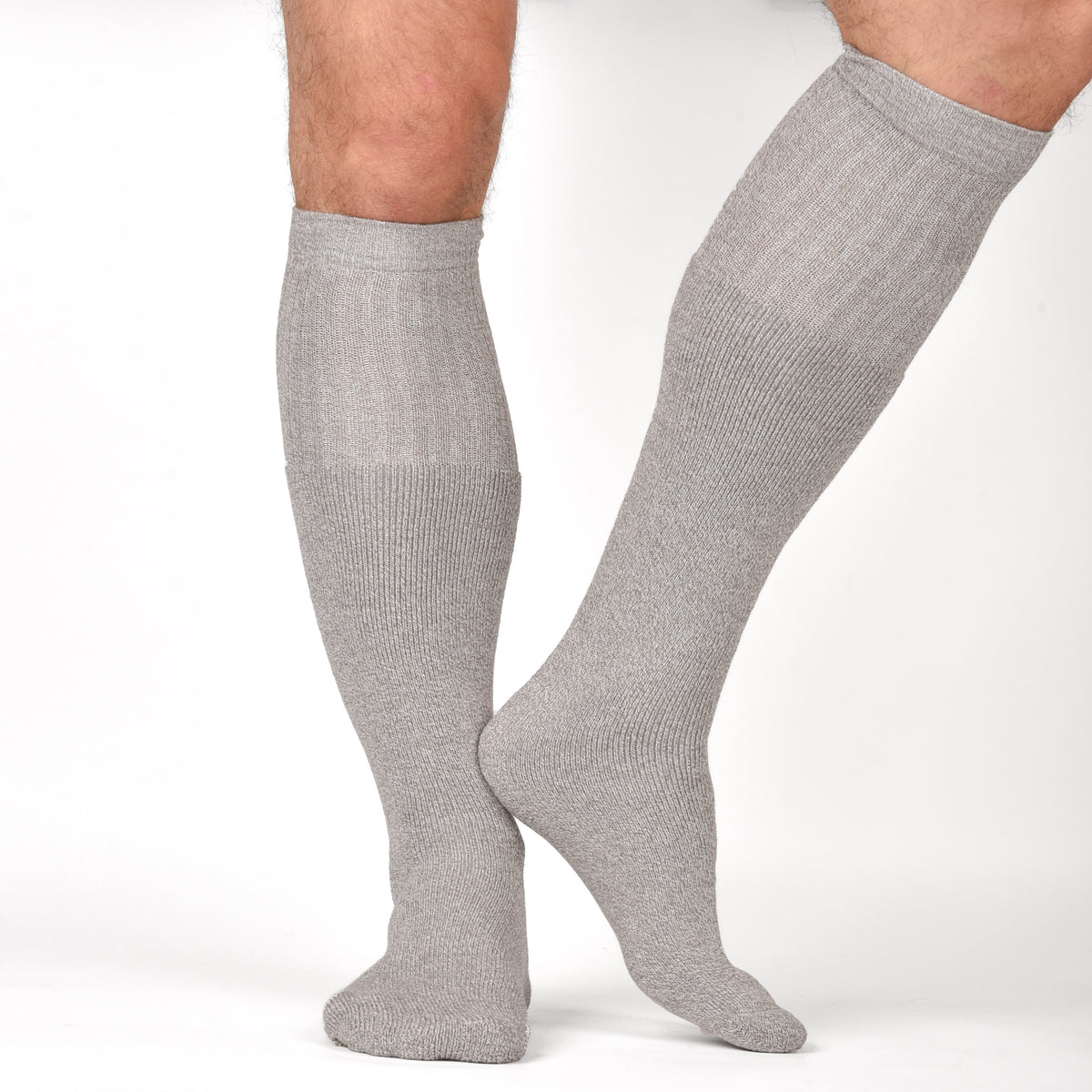 Calze Basket lungo tinta unita Made in Italy Cotone Prisco 3 paia