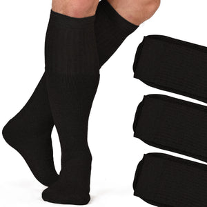 Calze Basket lungo tinta unita Made in Italy Cotone Prisco 3 paia