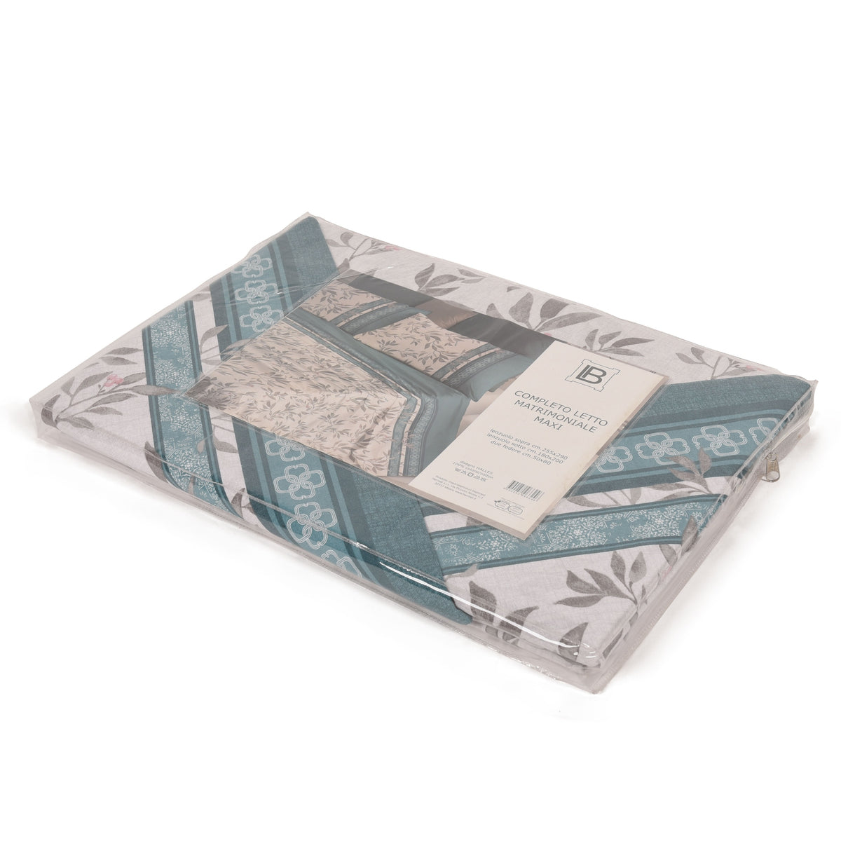 Completo letto matrimoniale 100% cotone Laura Biagiotti Halles