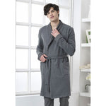 Vestaglia uomo giacca da camera grigio punto milano Biancaluna 1525