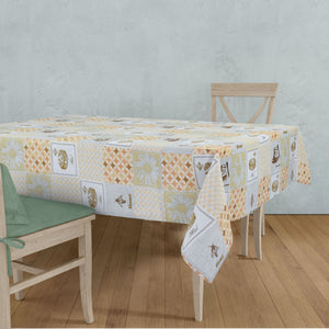 Tovaglia Sommaruga Biki cotone Loneta alveare api Var G beige