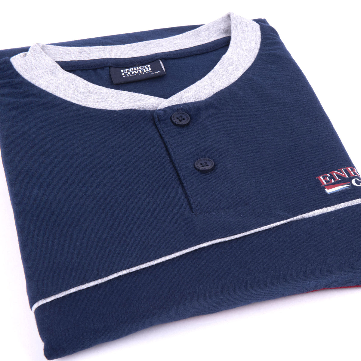 Pigiama uomo Enrico Coveri EP8123 lungo cotone