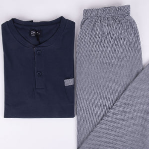 Pigiama uomo lungo Enrico Coveri EP8144 cotone