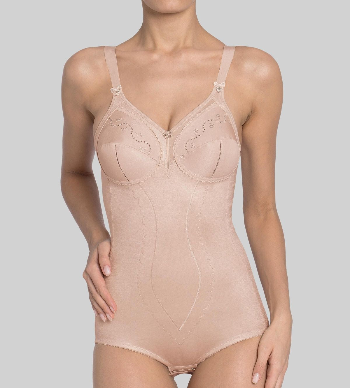 Body modellatore Triumph Doreen + cotton 01 bs senza ferretto