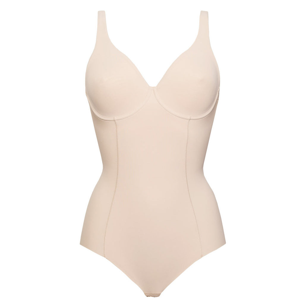 Body con ferretto Sièlei 1848 taglio laser in microfibra 
