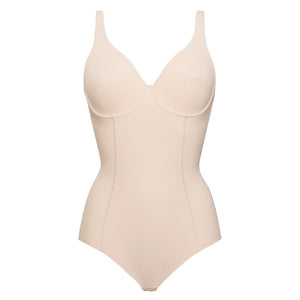 Body con ferretto Sièlei 1848 taglio laser in microfibra 