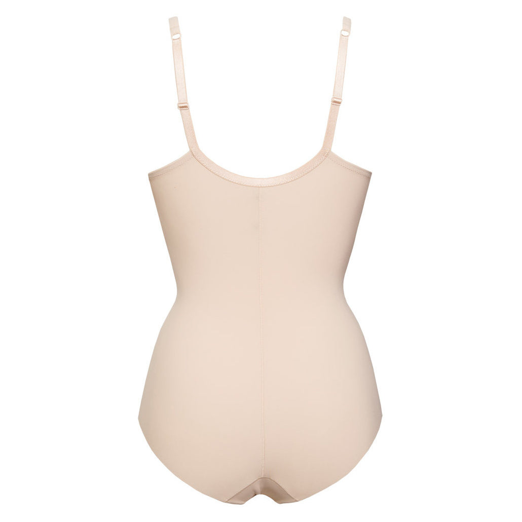 Body con ferretto Sièlei 1848 taglio laser in microfibra 