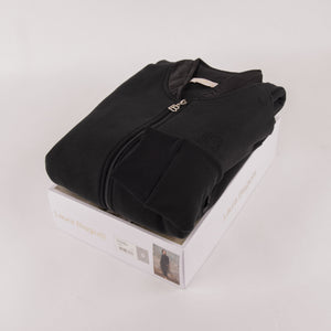 Tuta donna invernale Laura Biagiotti 96460 cotone felpato aperta nero