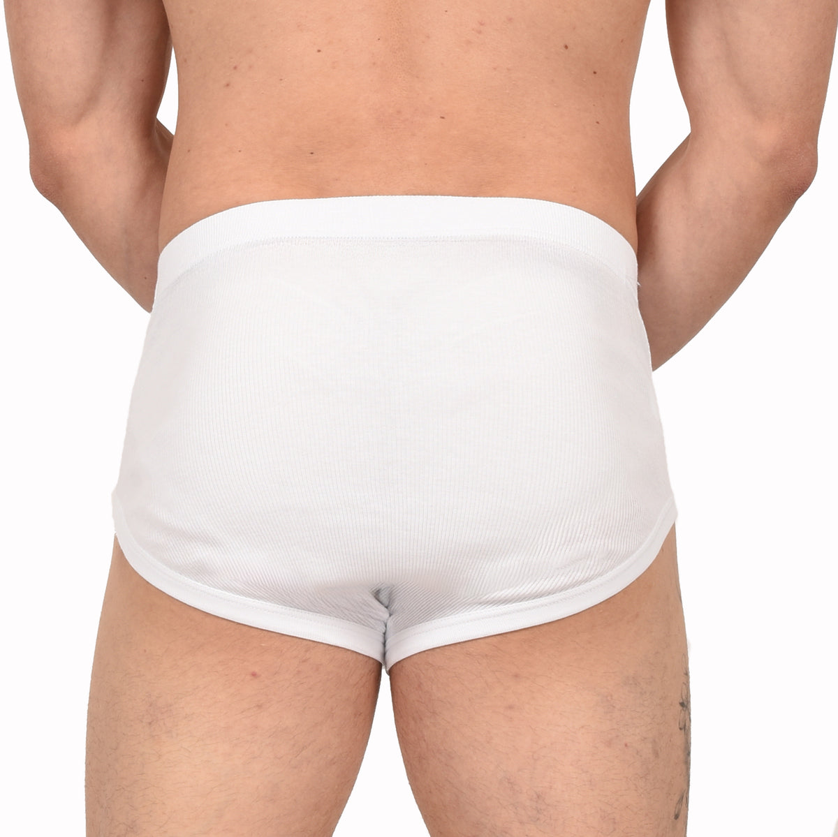 Slip uomo maxi Bluintimo a coste con apertura cotone 3 pz