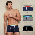 Boxer Navigare Uomo B21212Z elastico logato 3 pezzi 