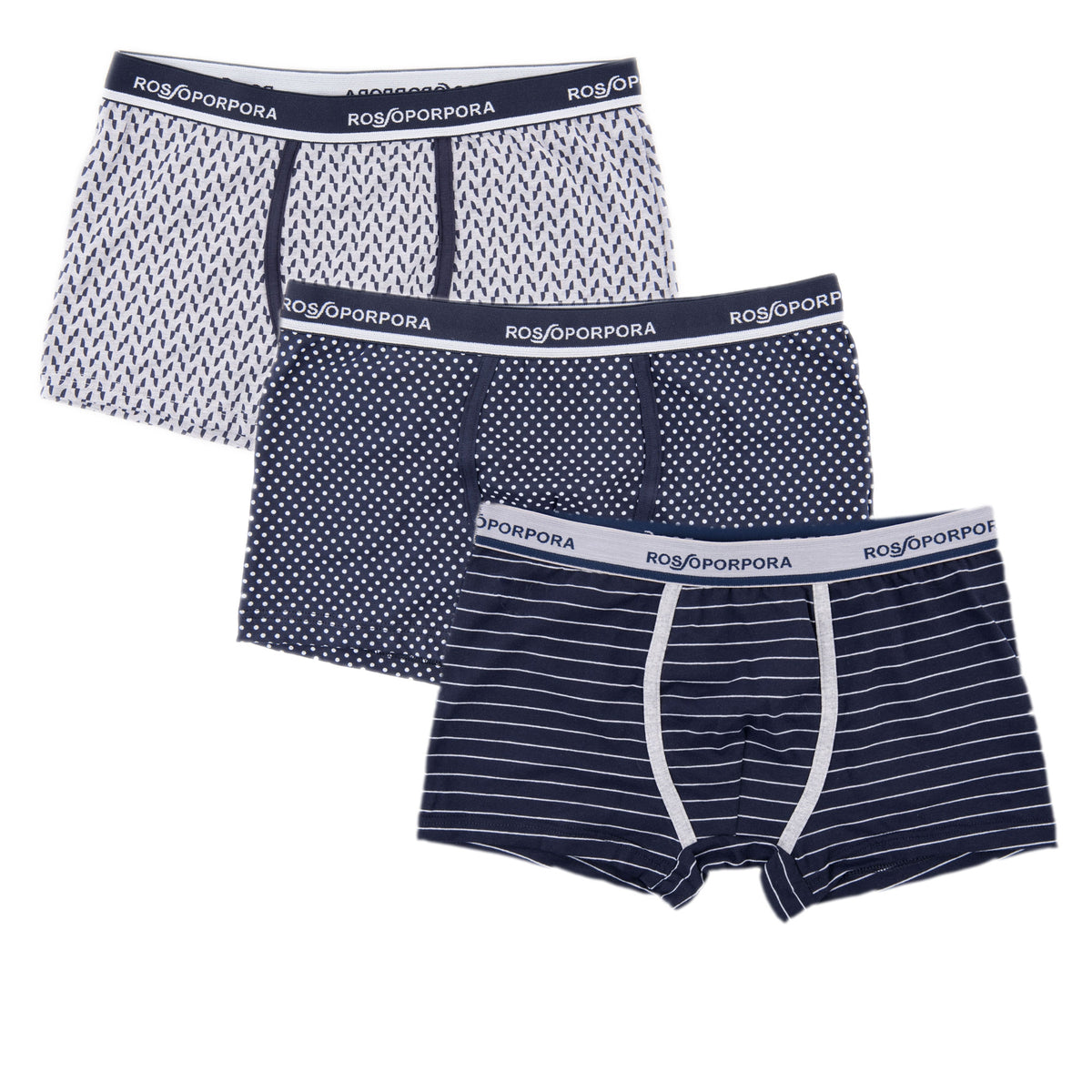 Boxer moda uomo ragazzo Rossoporpora ub1492 3 pezzi 