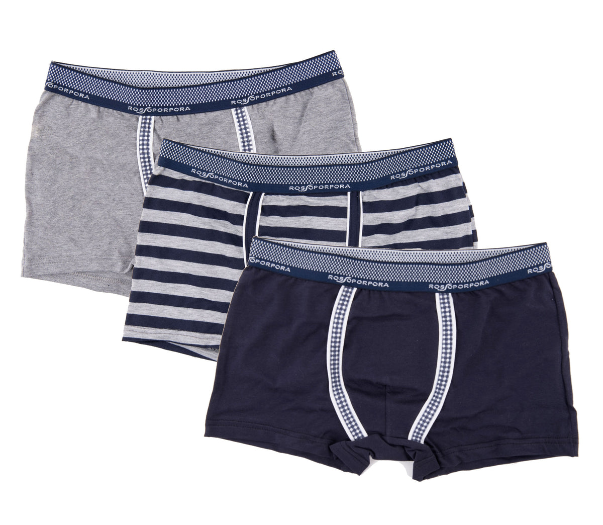 Boxer uomo ragazzo moda Rossoporpora ub1500 assortiti 3 pezzi 