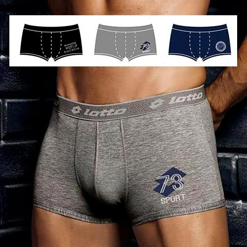Boxer uomo lotto Lb1004 3 pezzi cotone elasticizzato