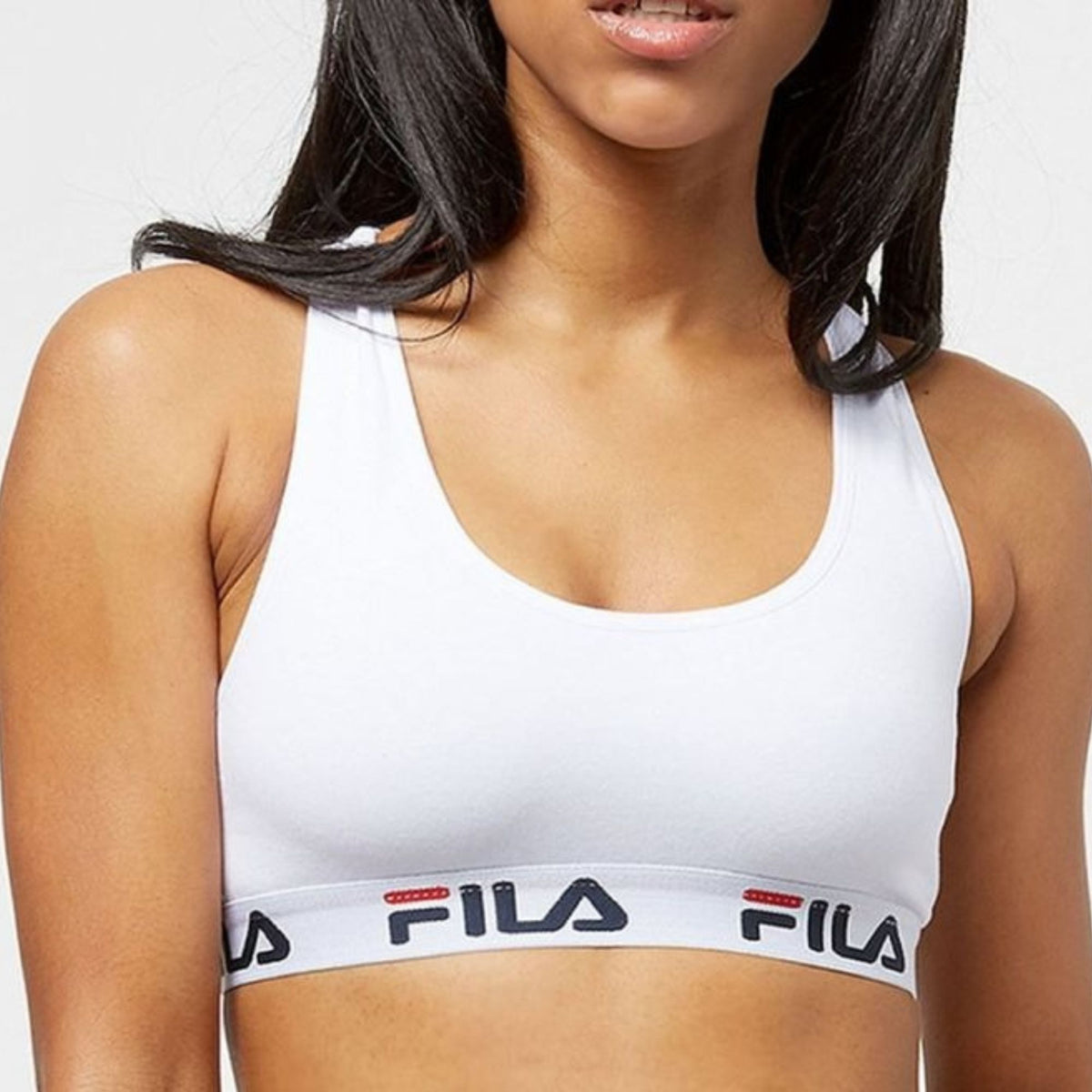 Reggiseno sportivo in cotone elasticizzato Fila FU6042