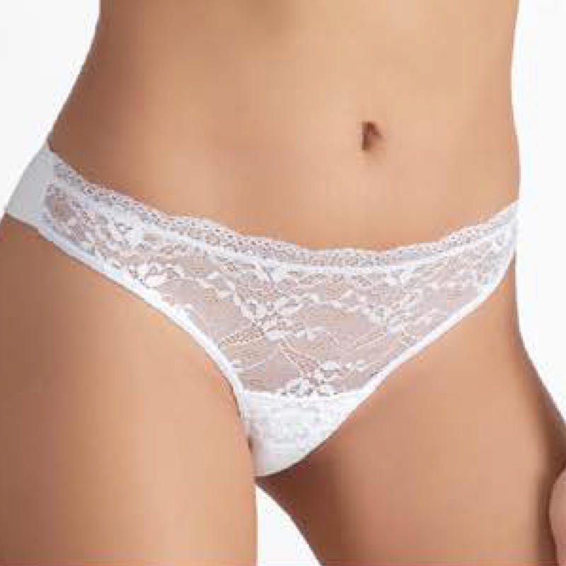 Brasiliana donna Coconuda CN252 cotone pizzo 3 pezzi