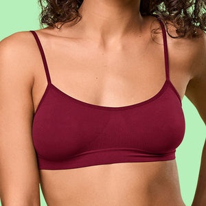 Brassiere in microfibra donna a bretellina
