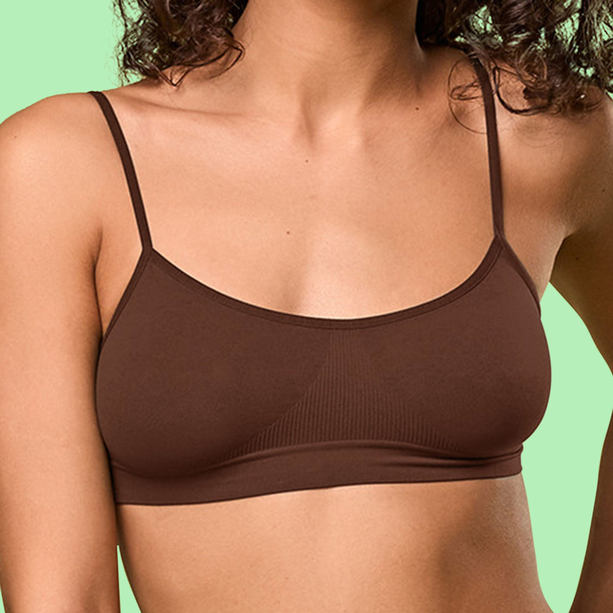 Brassiere in microfibra donna a bretellina