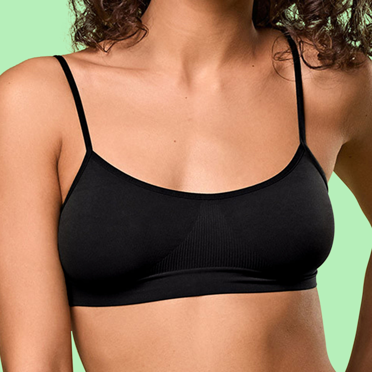 Brassiere in microfibra donna a bretellina