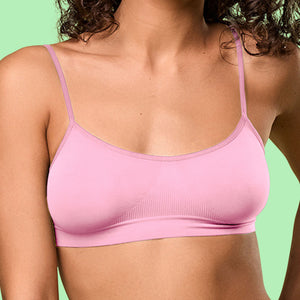 Brassiere in microfibra donna a bretellina
