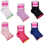 Meritex Calzini corti Bambina 7577 in cotone 6 paia