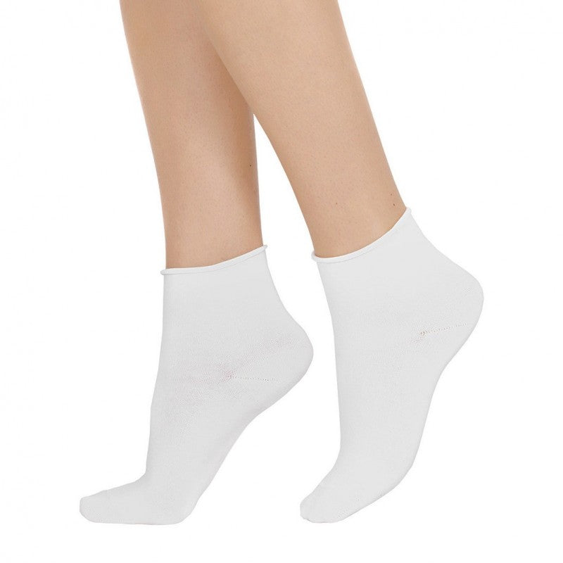 Calzini donna taglio vivo in cotone Sisi fresh cotton 2 paia