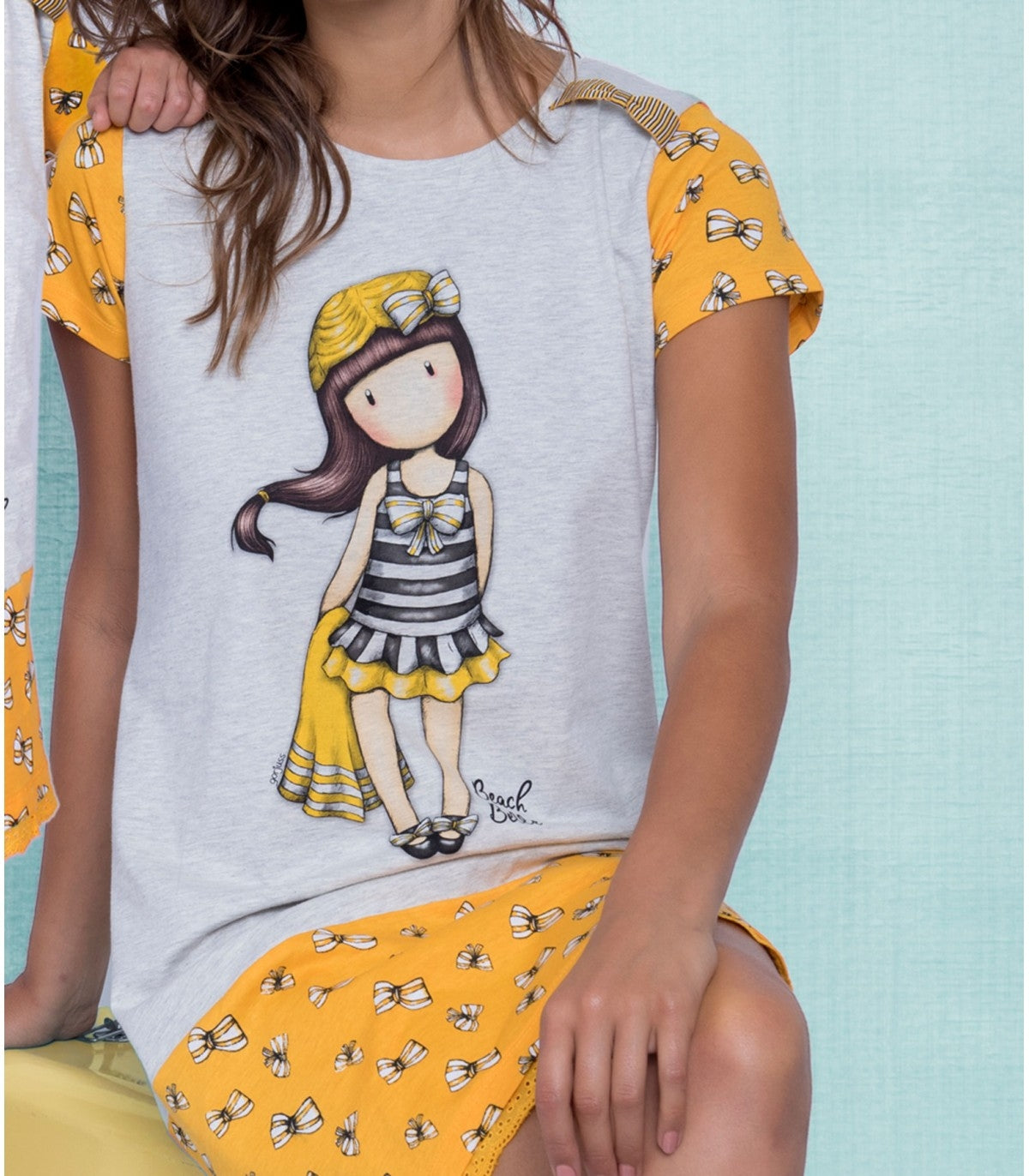 Camicia da notte Santoro Gorjuss 51435 estivo cotone 