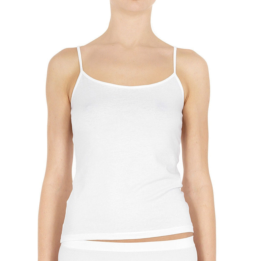 Canotta da donna spalla stretta Pompea easy in cotone elasticizzato 6 pezzi 