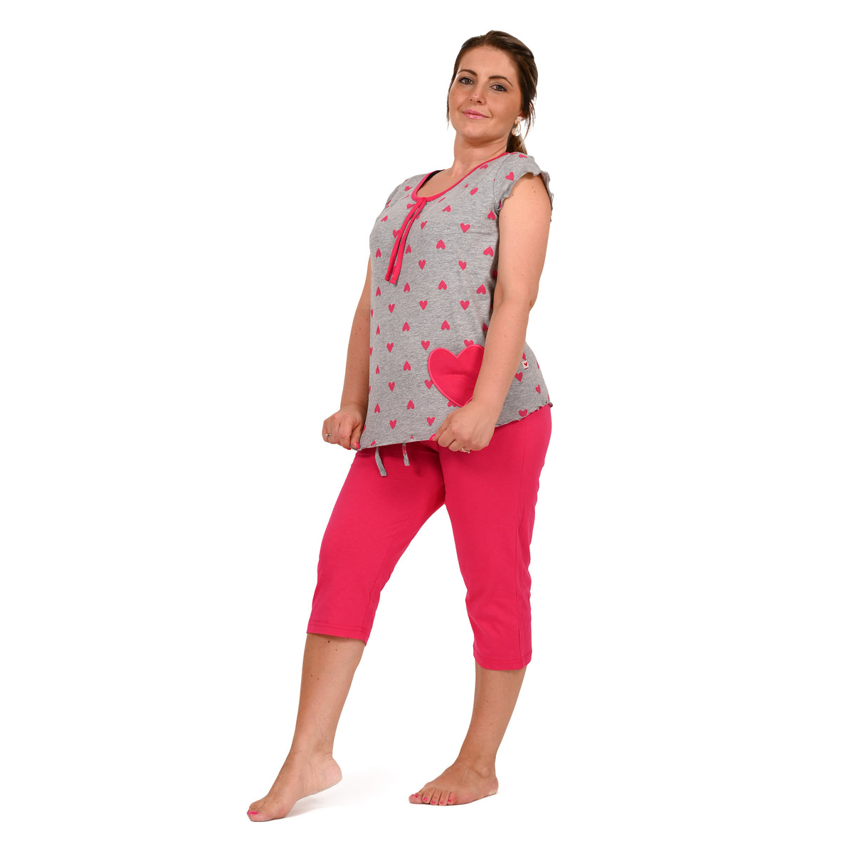 Pigiama donna capri cotone Lovable L0D6S
