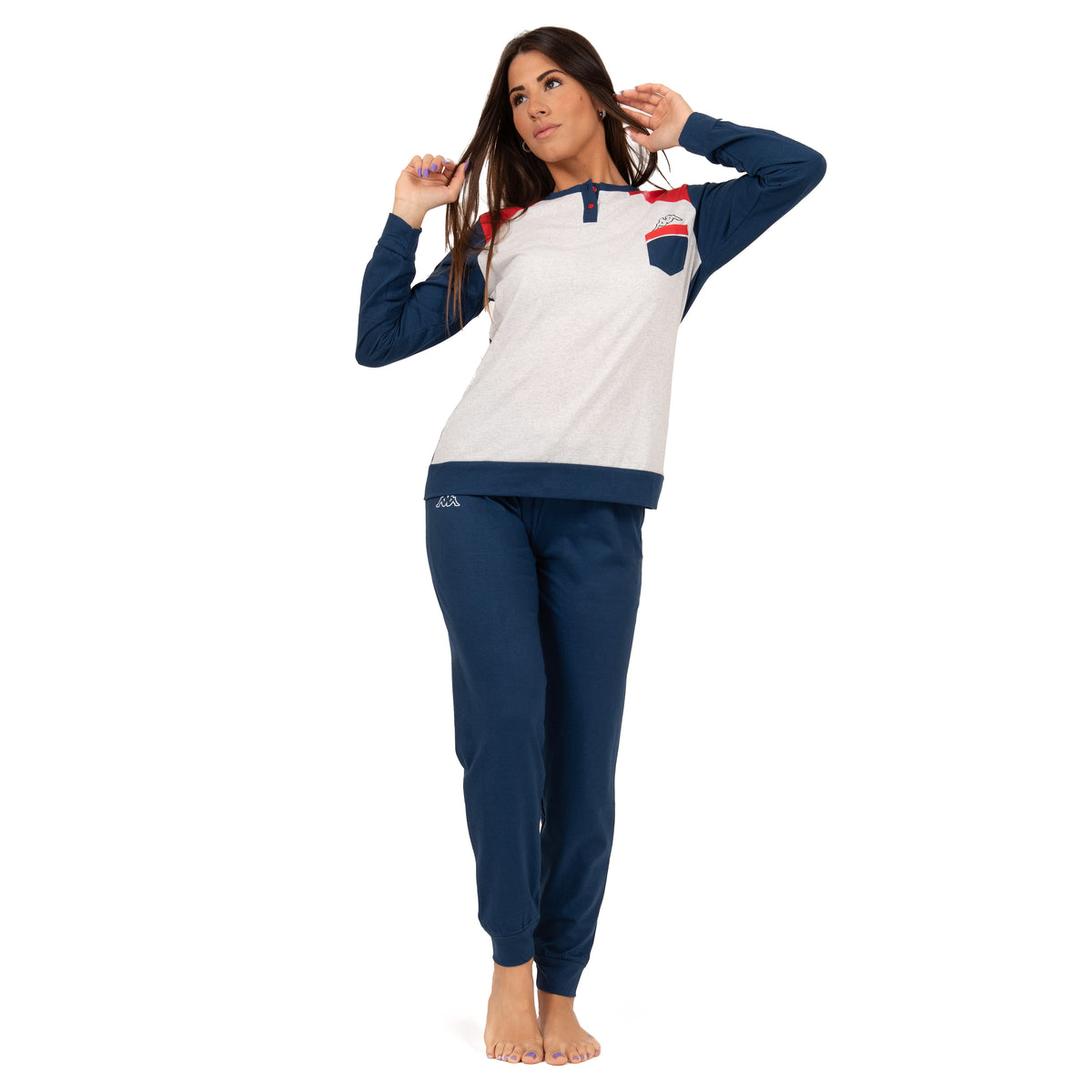 Pigiama donna Kappa cotone leggero sportivo 24101