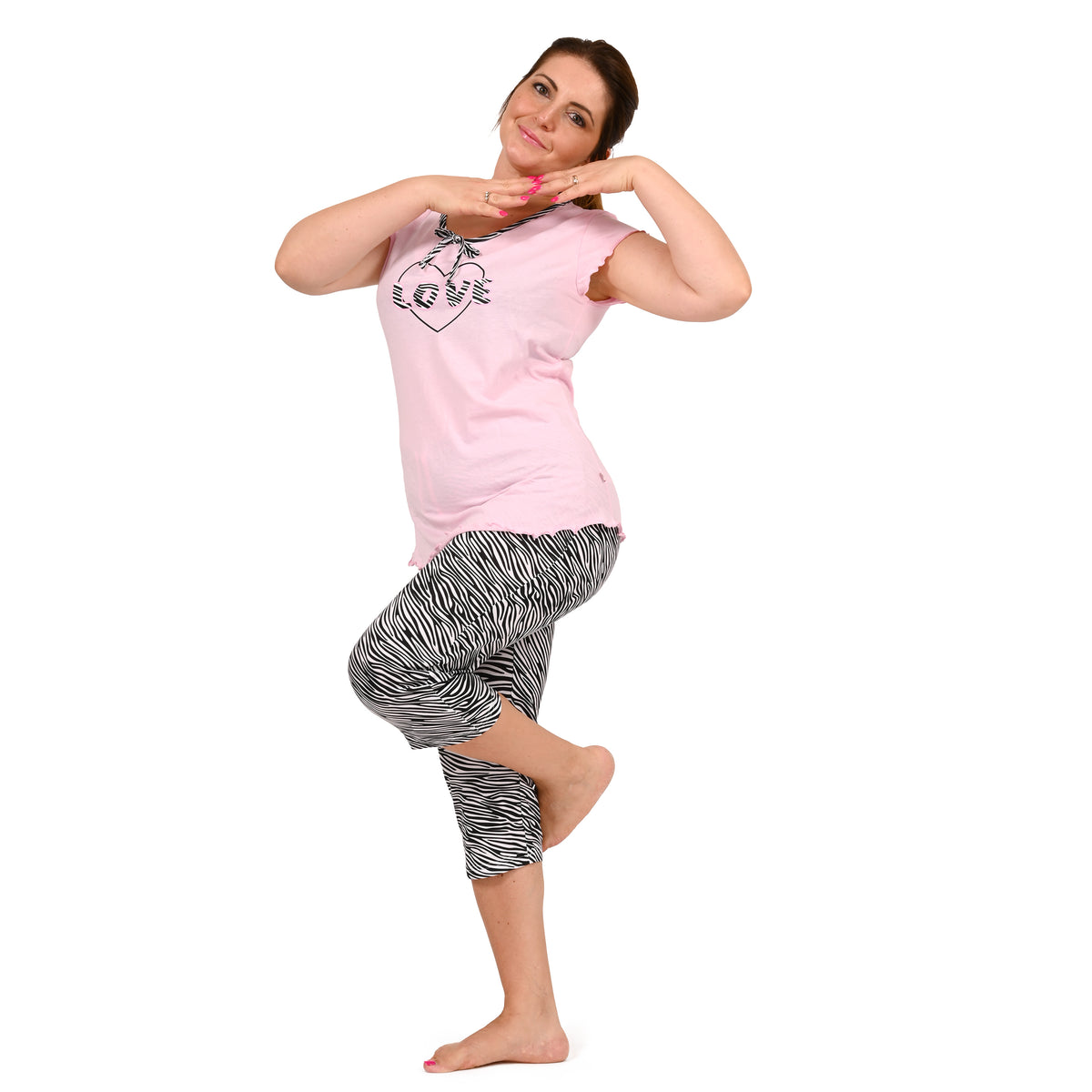 Pigiama donna capri cotone Lovable L0D6S