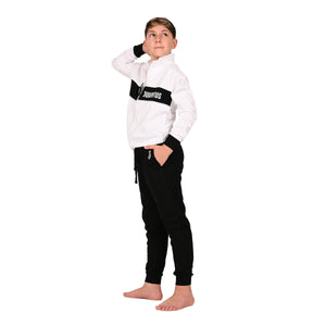 Tuta bambino Juventus FC in cotone leggero bianco nero F20 2085