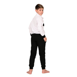 Tuta bambino Juventus FC in cotone leggero bianco nero F20 2085