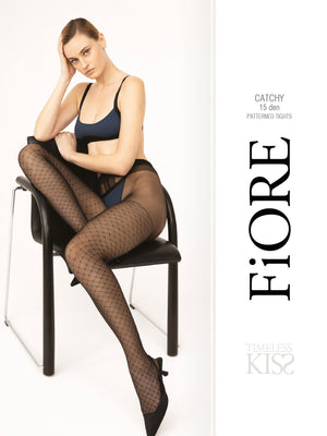 Collant fantasia velato 15 den Fiore Catchy