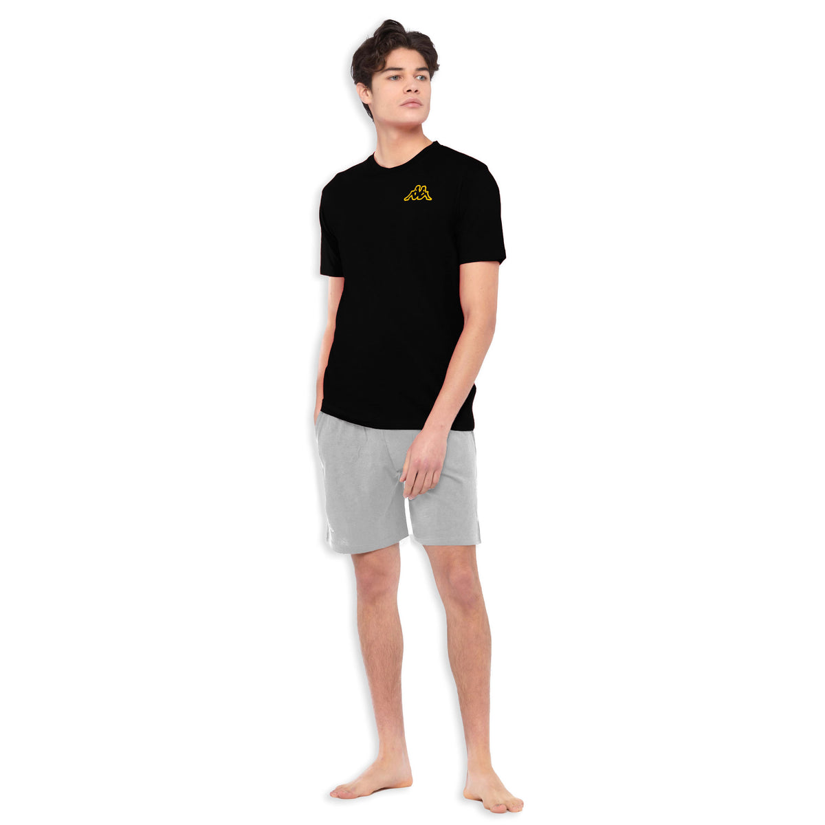 Pigiama uomo Kappa cotone estivo 22833 -1 nero