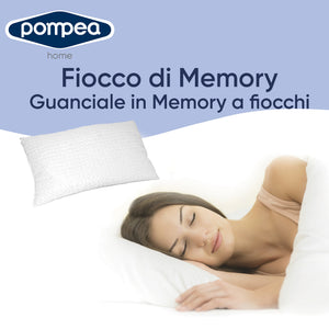 Guanciale Pompea Fiocco di Memory 50*80 made in italy