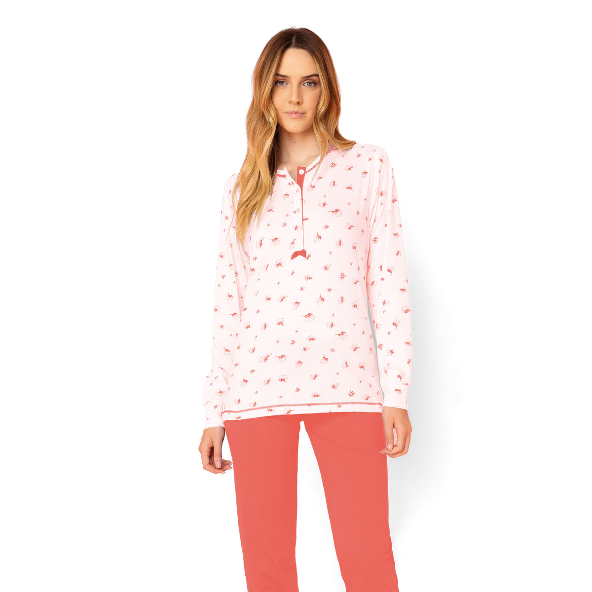 Pigiama donna Irge CDL178 calibrato 100% cotone