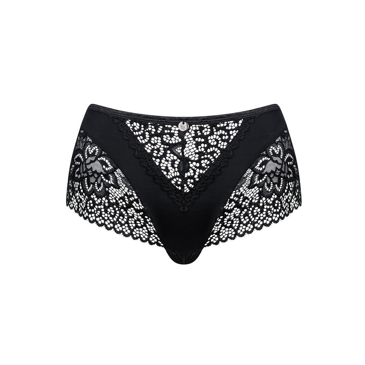 Sexy culotte pizzo elasticizzato Obsessive Cecilla shorties sexy nero