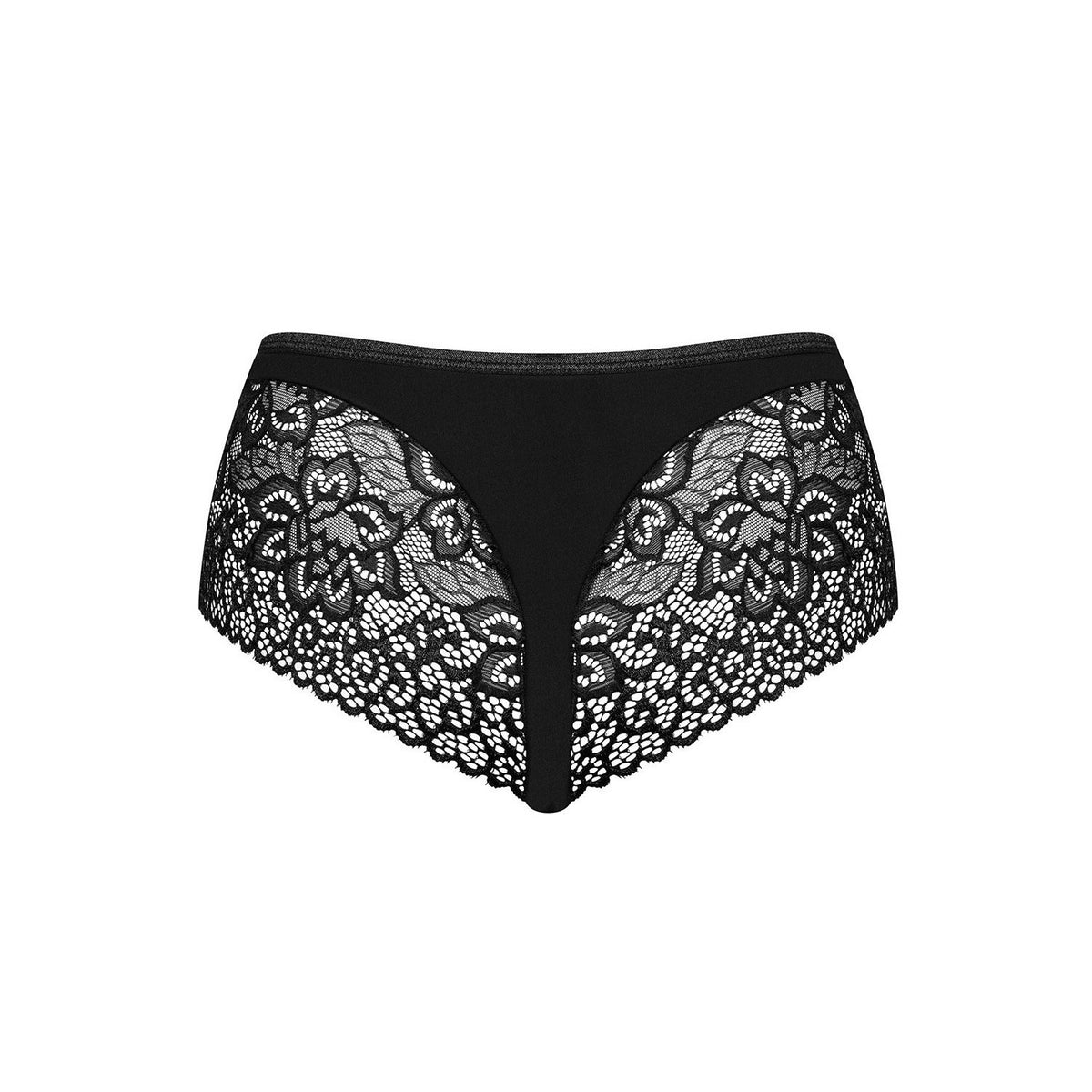 Sexy culotte pizzo elasticizzato Obsessive Cecilla shorties sexy nero