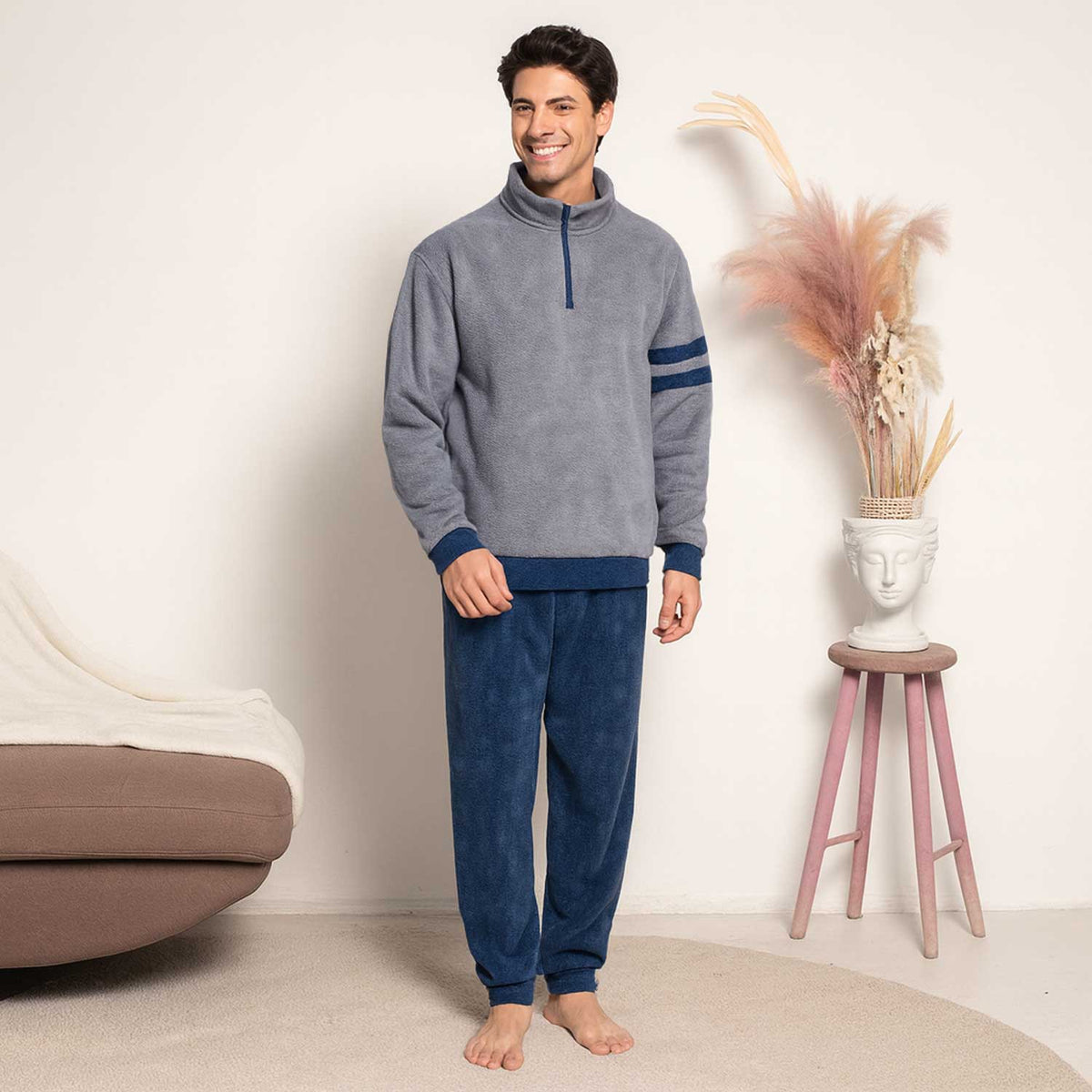 Pigiama uomo coral Biancaluna AI25U 03003