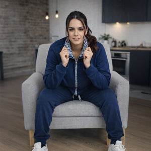 Tuta donna full zip felpata Nazareno Gabrielli SD5102