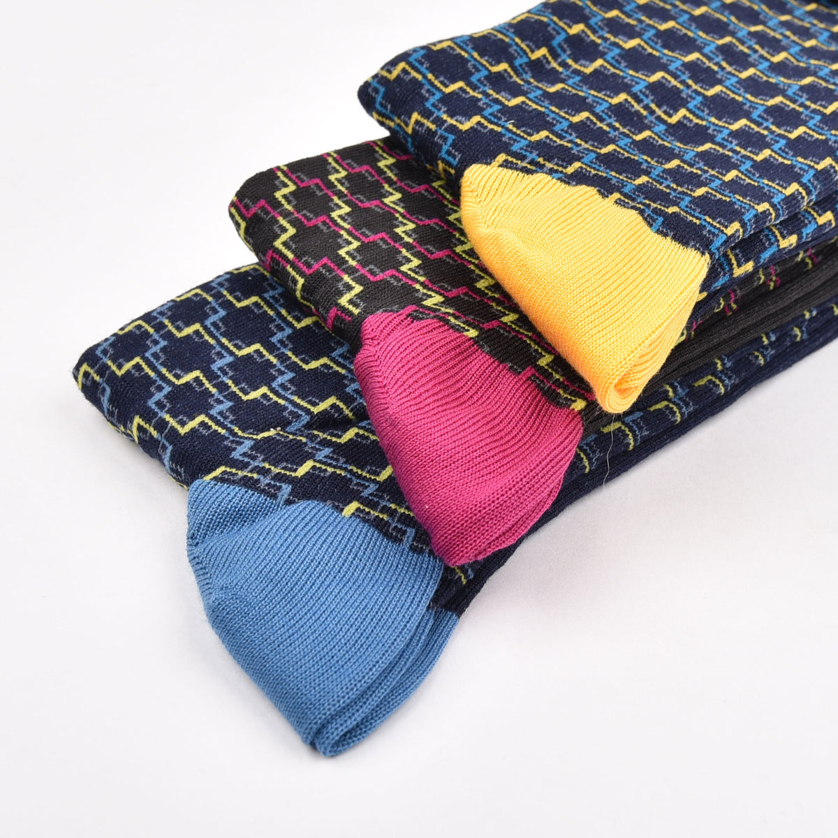 Calze corte Enrico coveri cotone 3 paia Cheeky 8 C