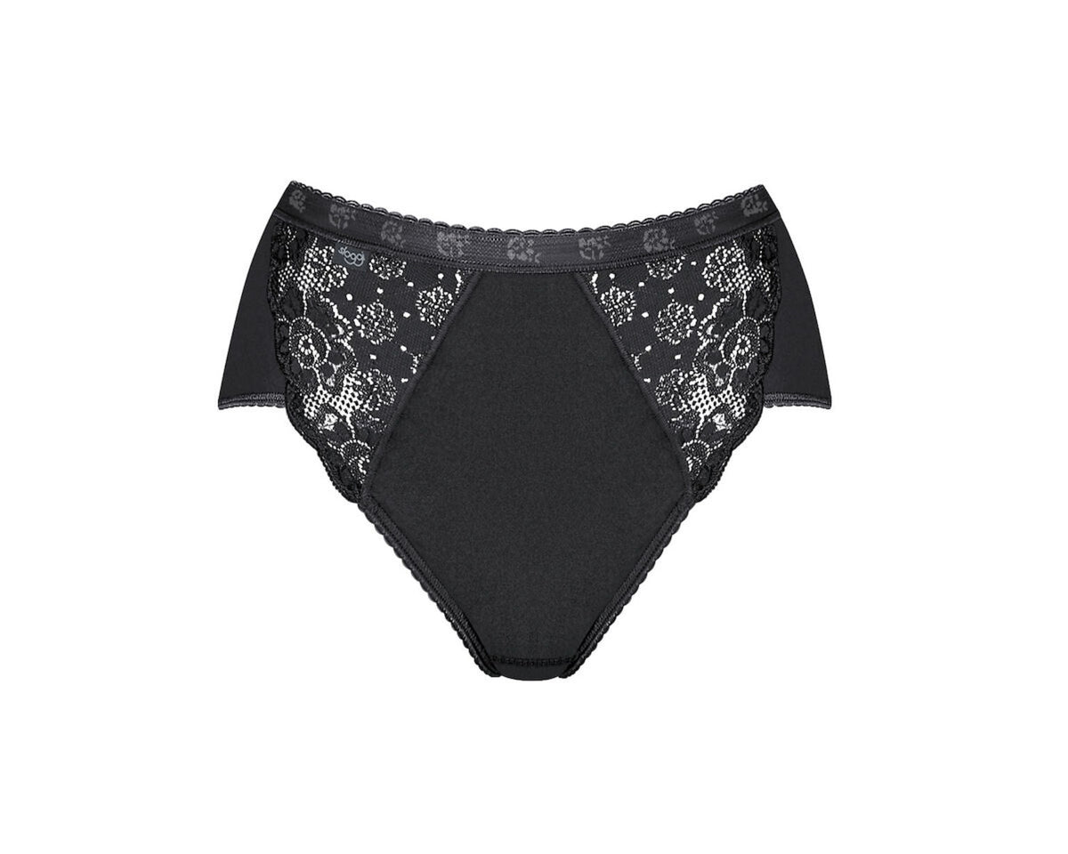 Slip donna sloggi chic midi cotone e pizzo 2 pezzi