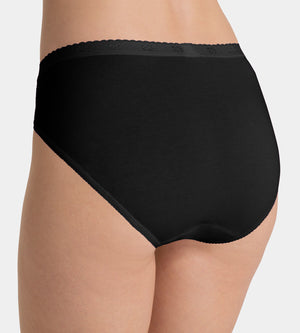 Slip donna sloggi chic tai cotone e pizzo 4 pezzi