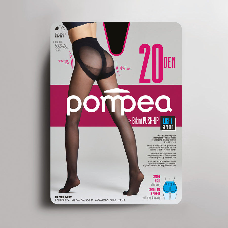Collant Pompea Bikini push up 20 denari